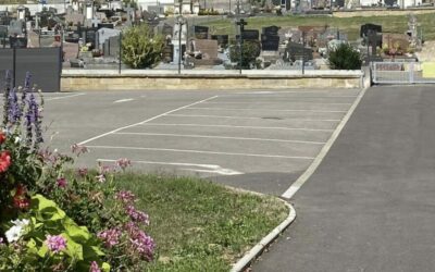 Le parking du cimetière : retour sur l’aménagement réalisé en 2015