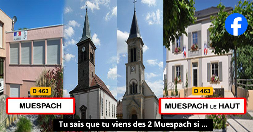 « Tu sais que tu viens des 2 Muespach si… » : un groupe que j’ai créé pour rassembler nos deux villages
