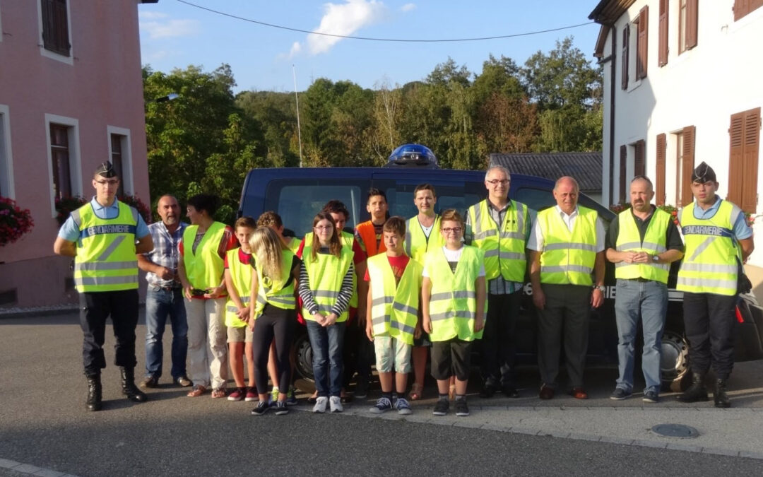 Quand les jeunes s’engagent pour la sécurité à Muespach