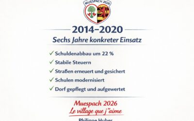 Sechs Jahre konkreter Einsatz für Muespach