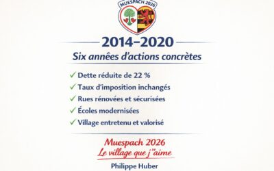 Six années d’actions concrètes pour Muespach