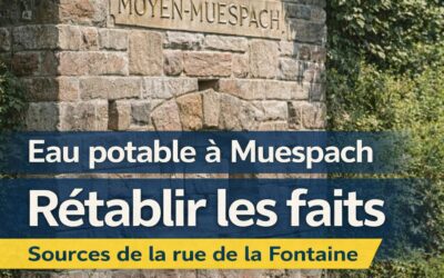 Eau potable et sources de la rue de la Fontaine : les faits, simplement